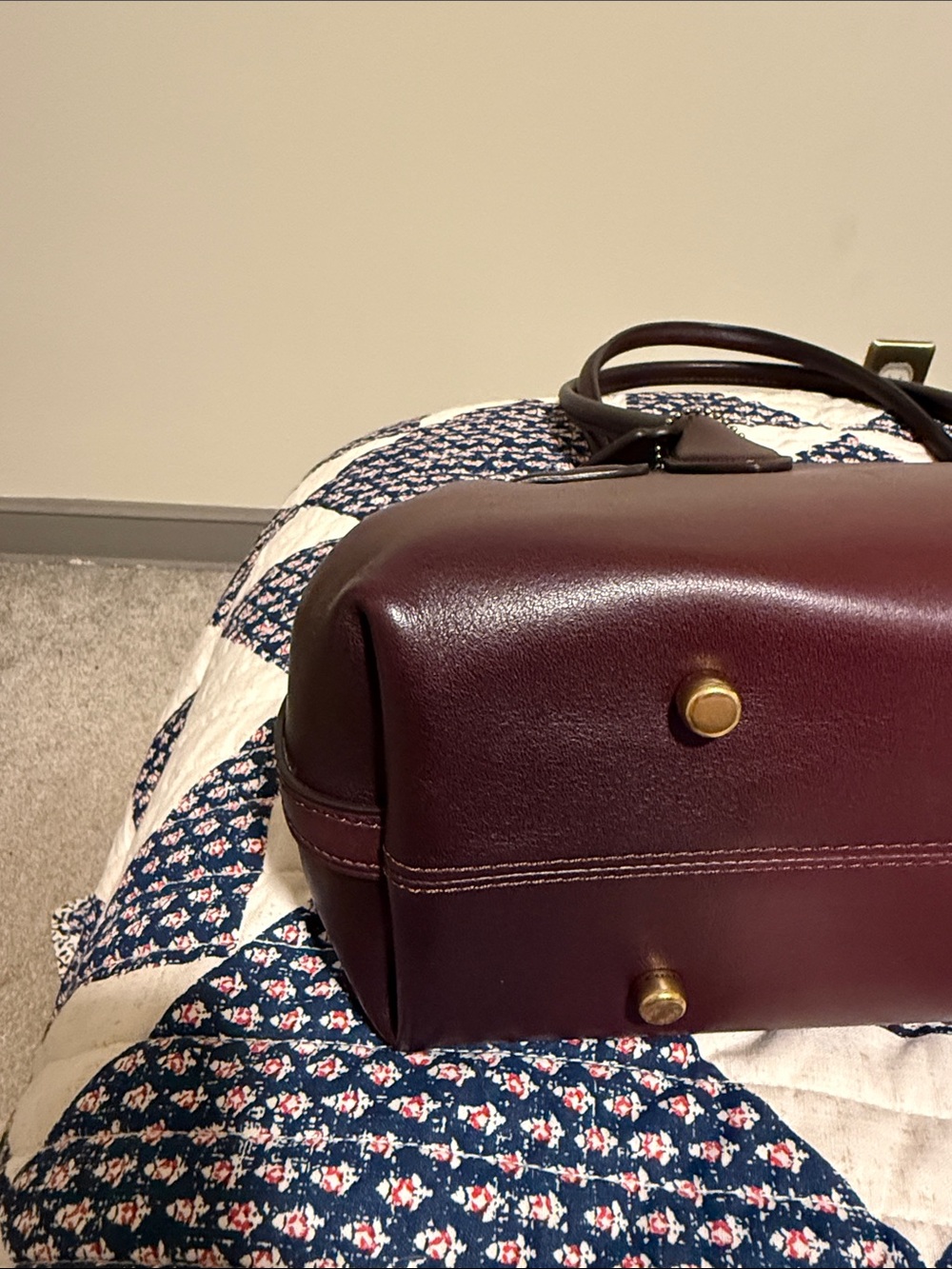 COACH Empire 34 in Merlot EUC - Picture 8 of 11